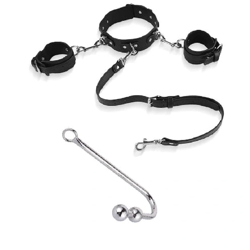 Anal Hooks Collar and Elegant Anal with Cuffs 5334 Hook Beaded 0131